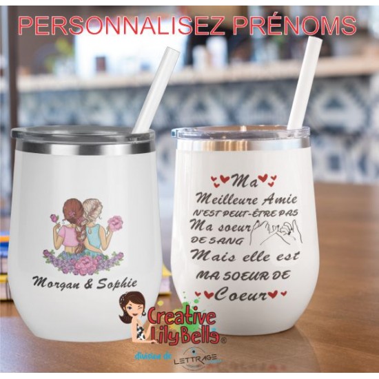 ISOTHERMAL CUP INSULATED CUP sisters of heart TTH03